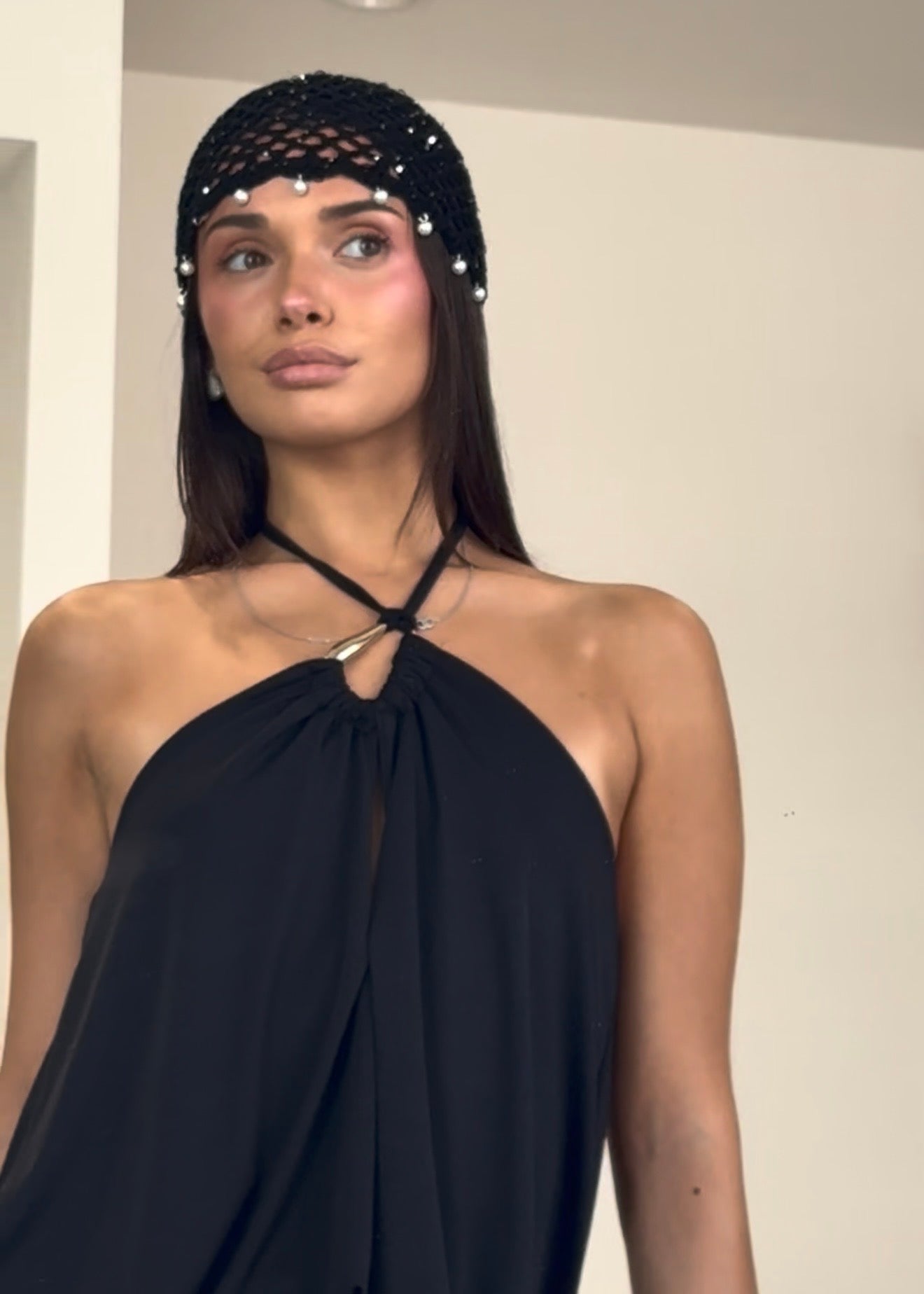 Cappello Crochet Perle