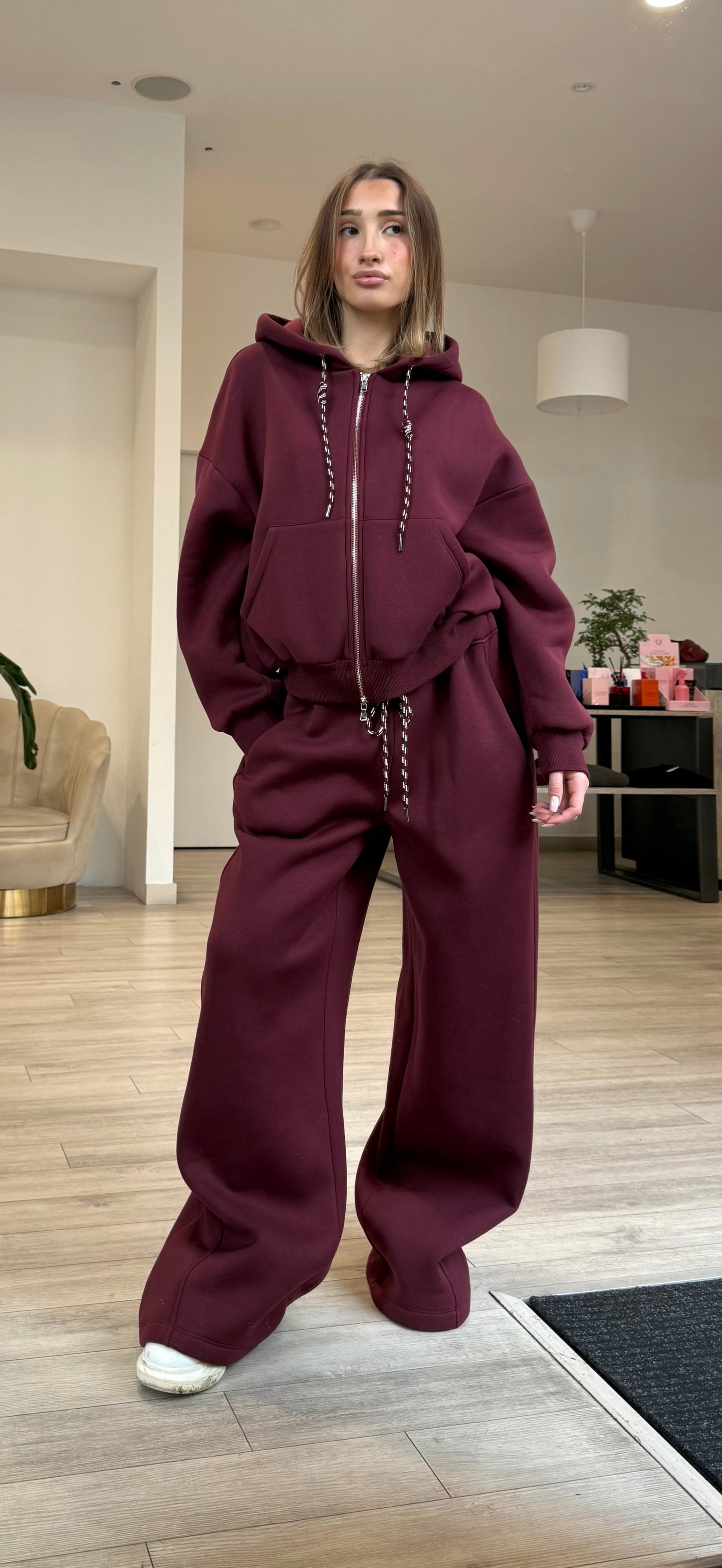 Completo Tuta Cappuccio Zip
