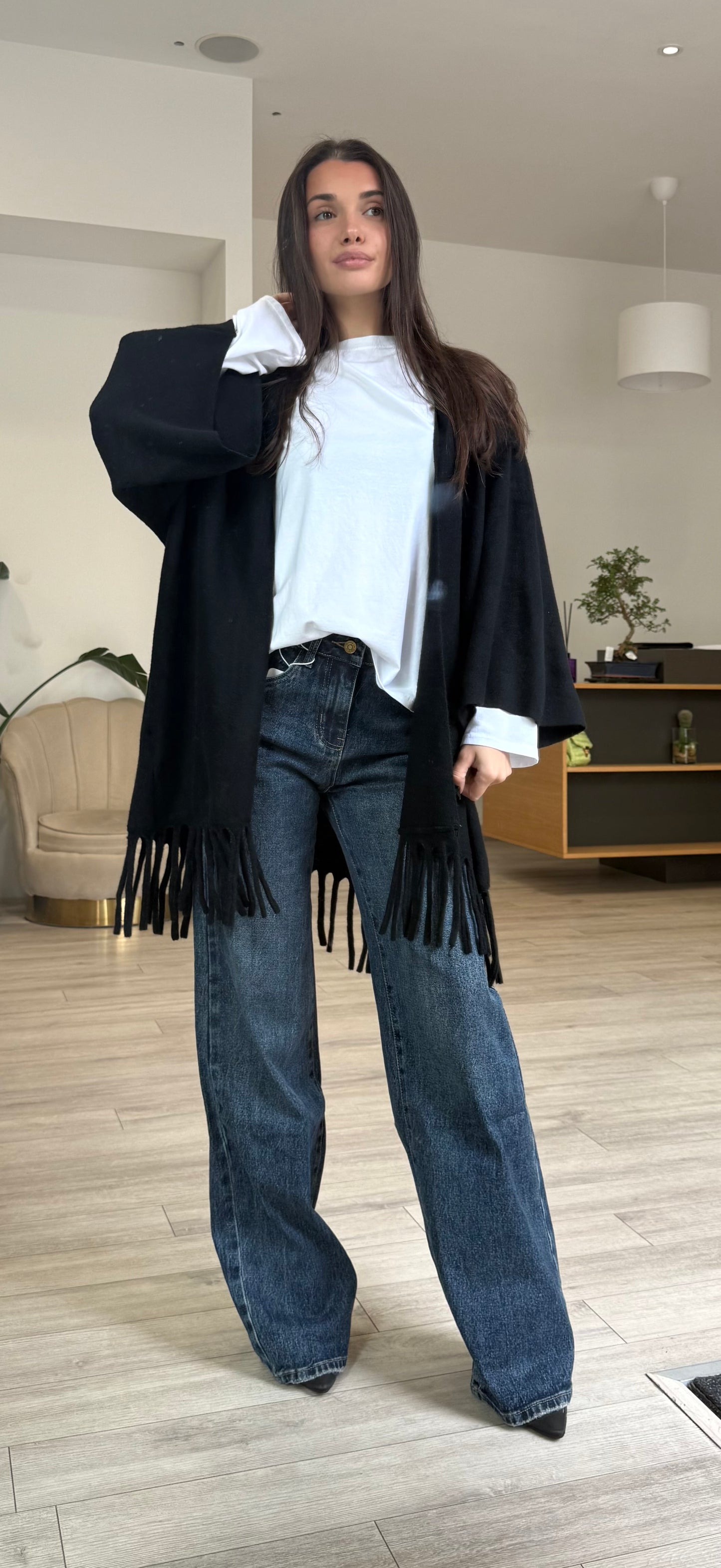 Cardigan Frange