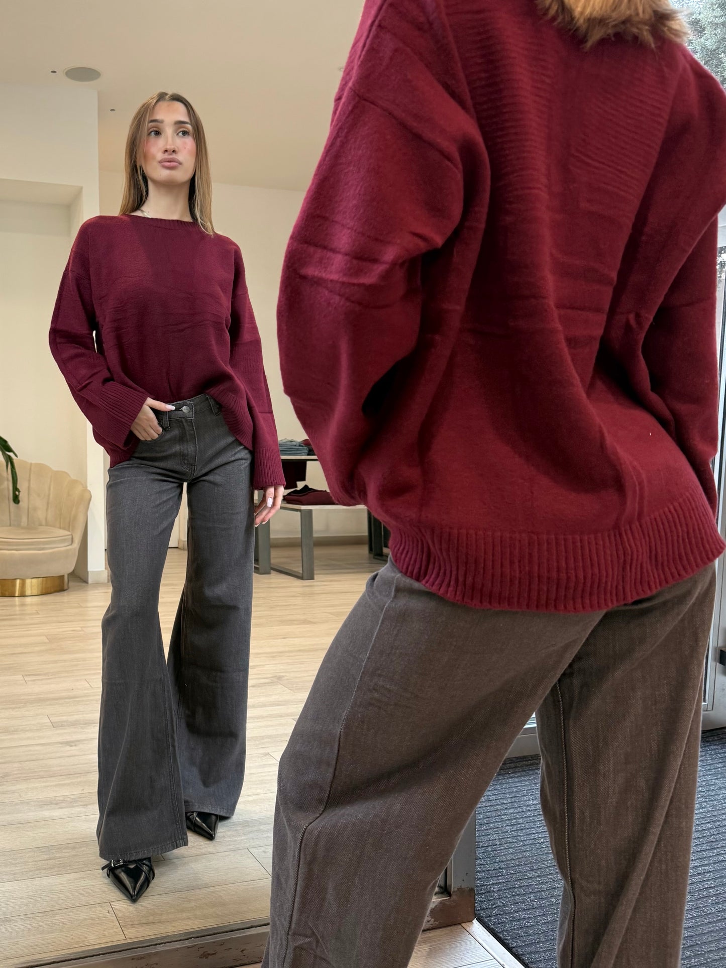 Pantalone Marrone Elena