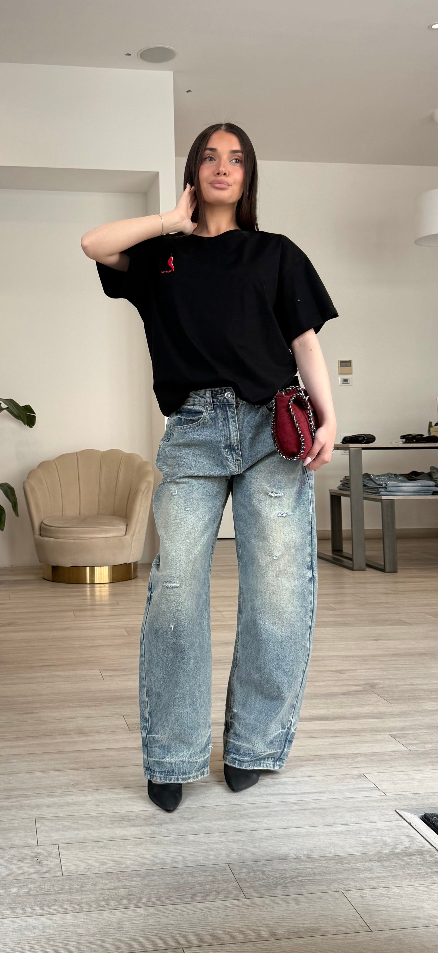 Jeans Strappetti Vinti