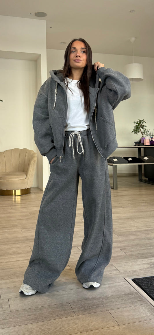 Completo Tuta Cappuccio Zip