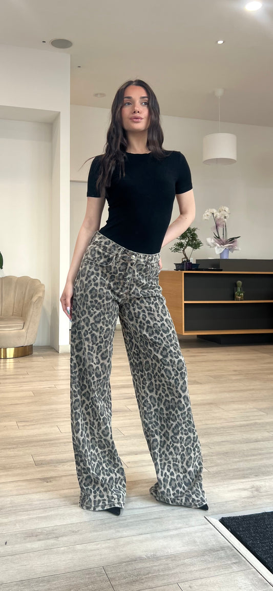 Pantalone Leopardato