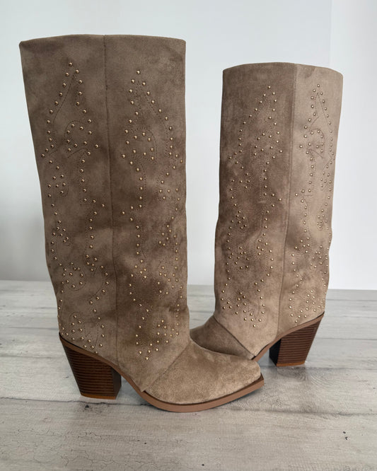 Stivale Beige Brilli