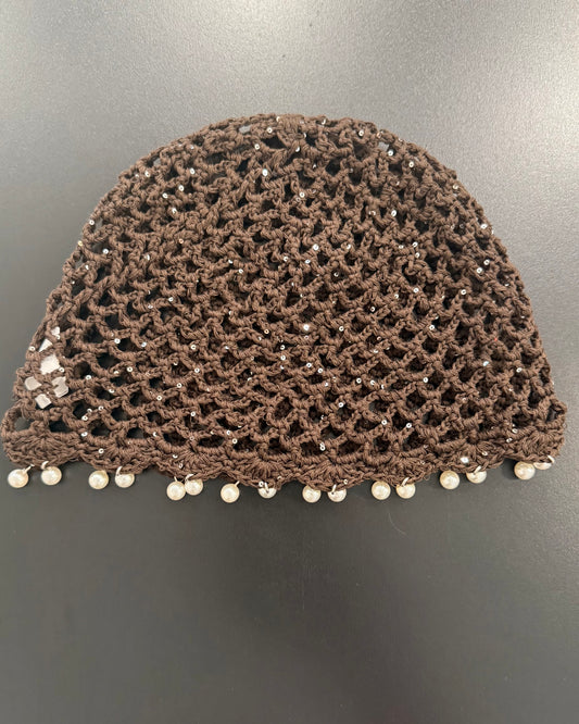Cappello Crochet Perle