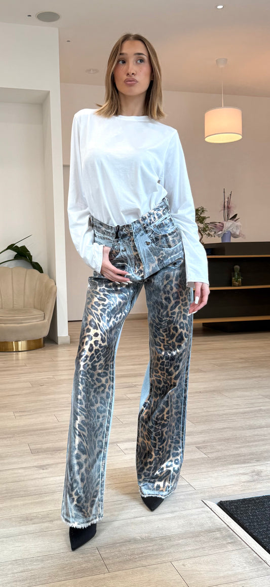 Jeans Leopardato