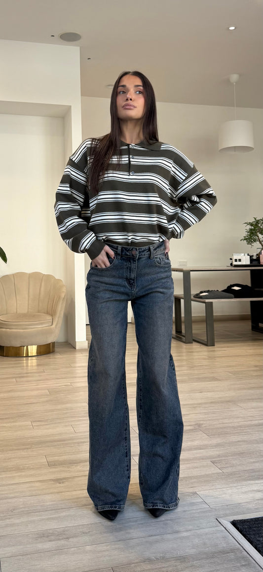 Maglioncino Righe Polo