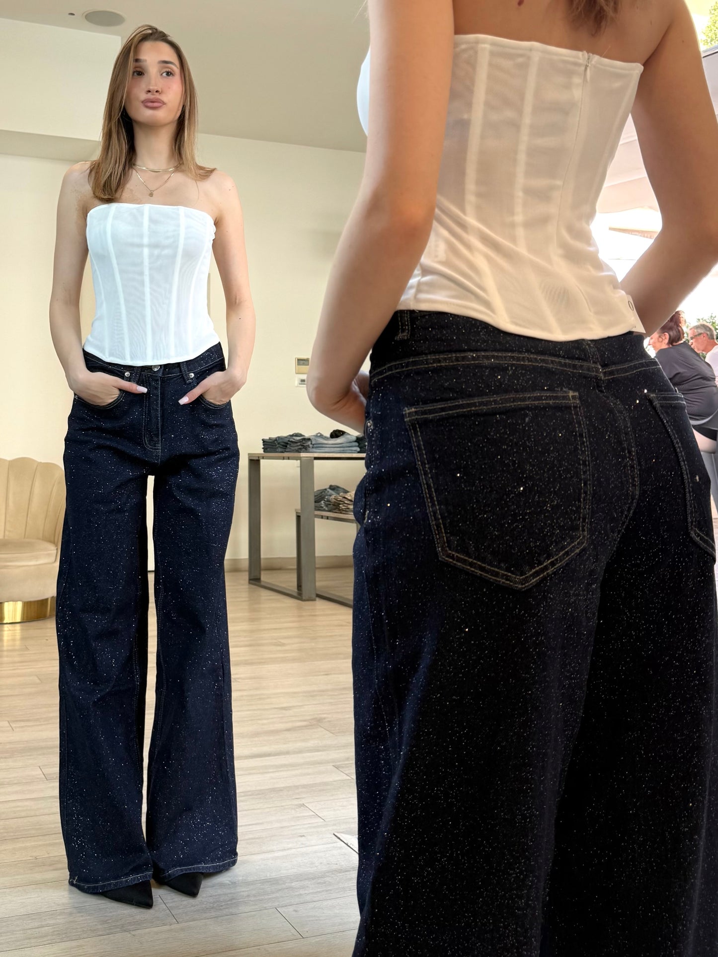 Jeans Blu Stelle