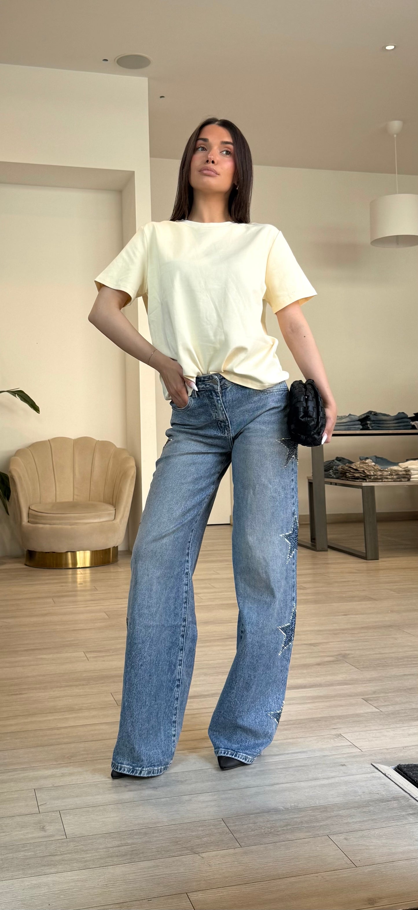 Jeans Stelle Brillanti