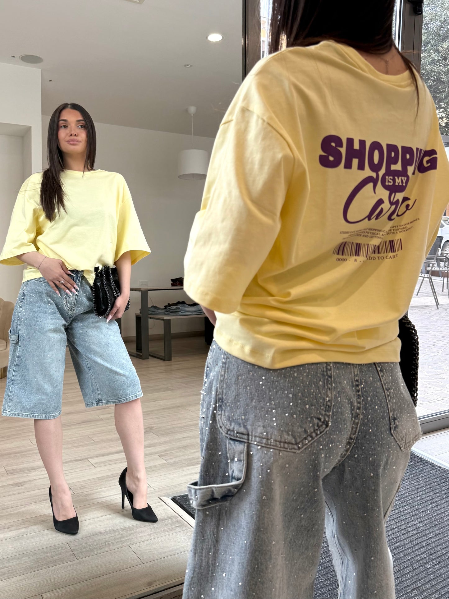 Maglietta Shopping Is My Cardio