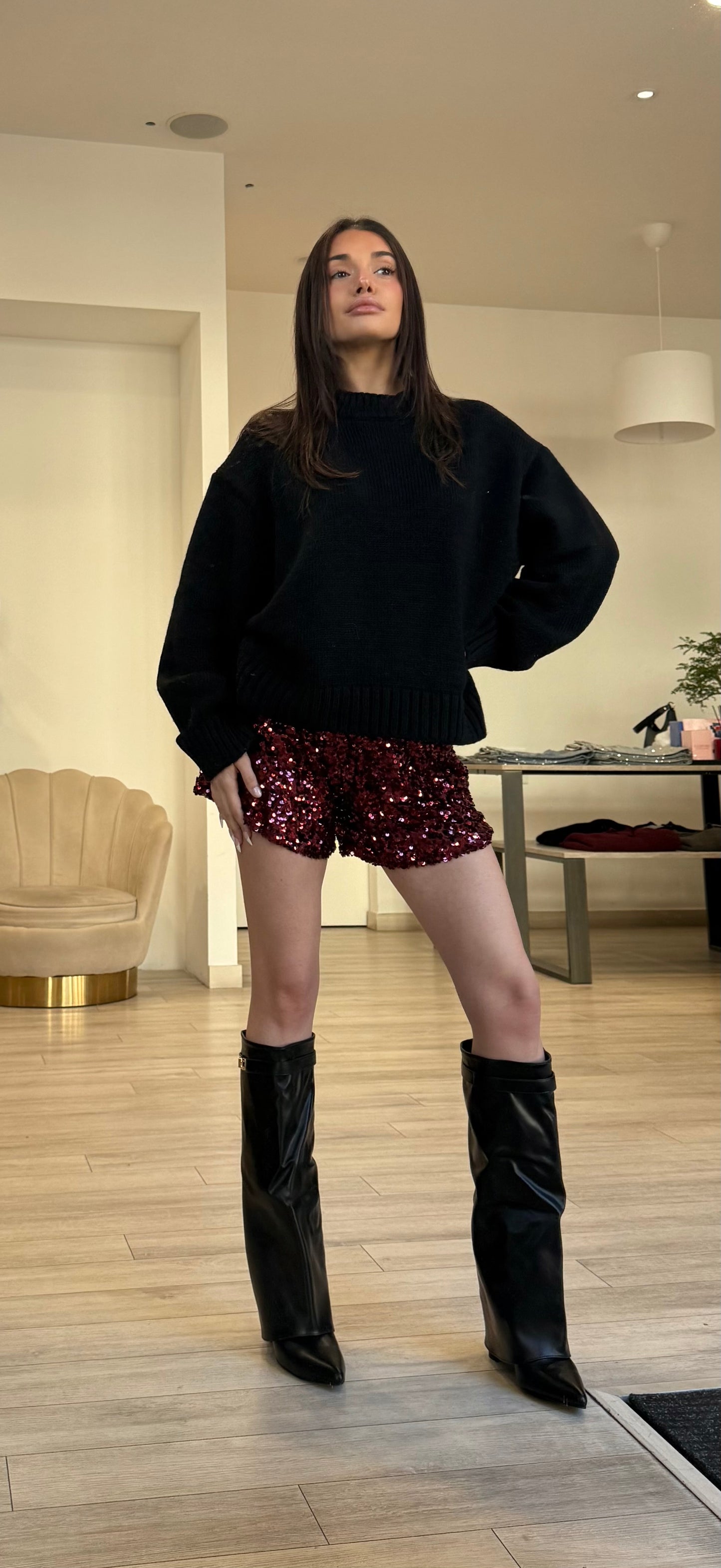 Pantaloncino Paillettes
