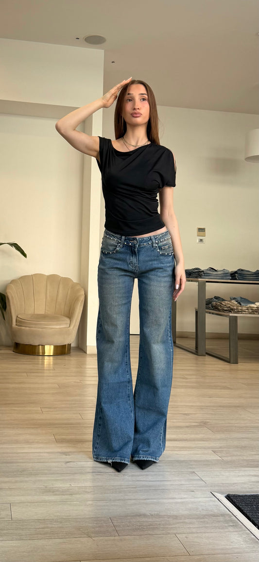 Jeans Vinti Borchie