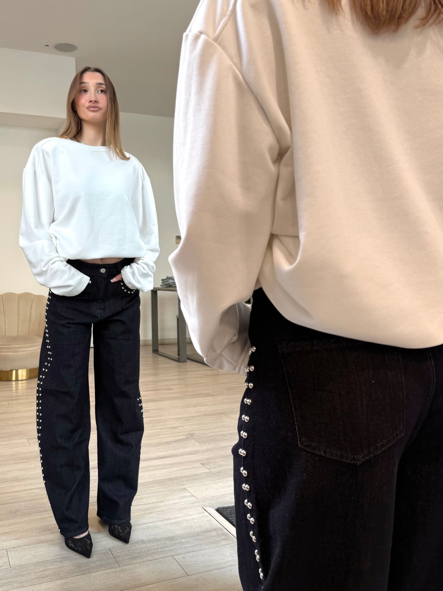 Jeans Borchie
