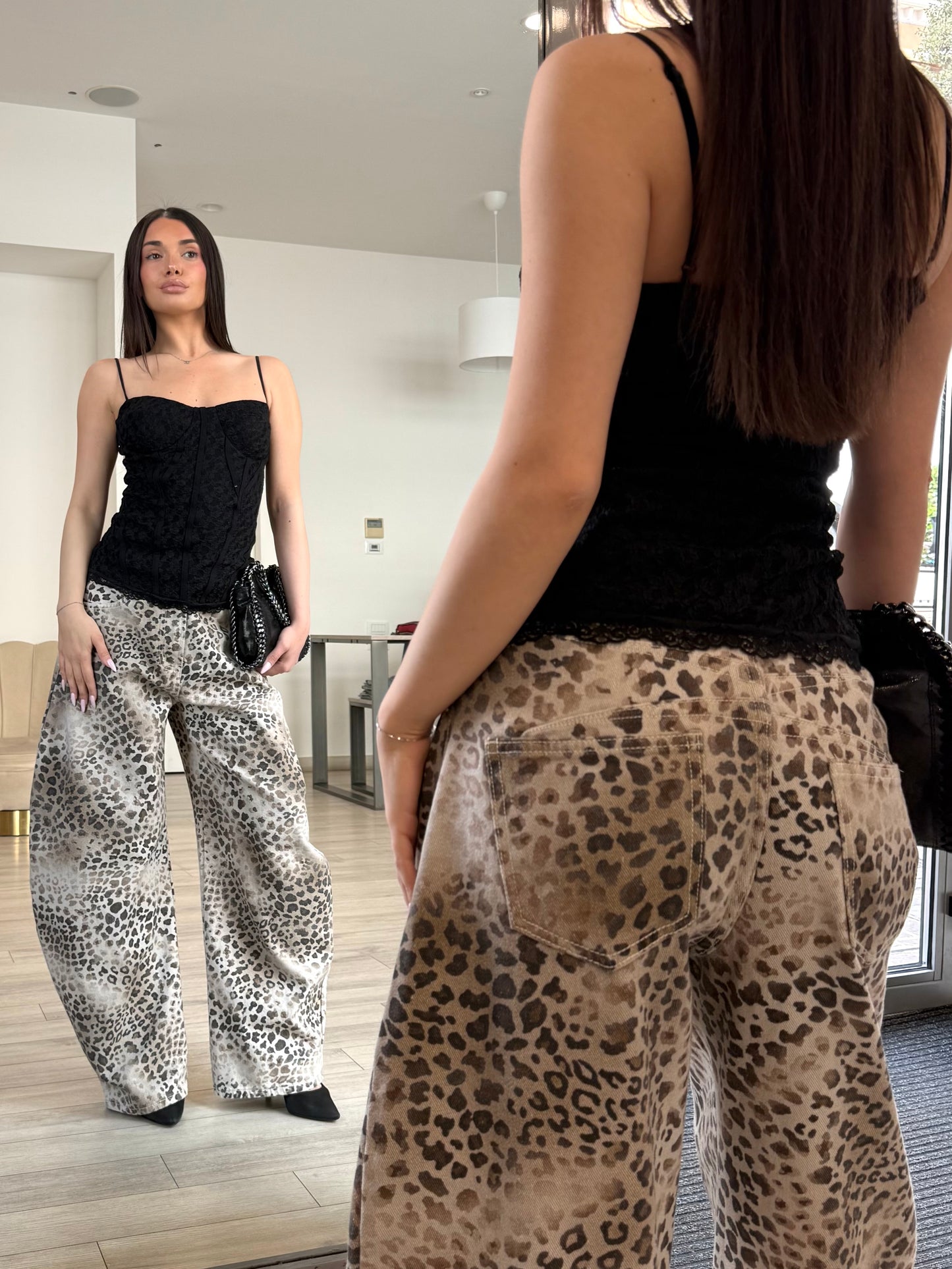 Pantalone Leopardato