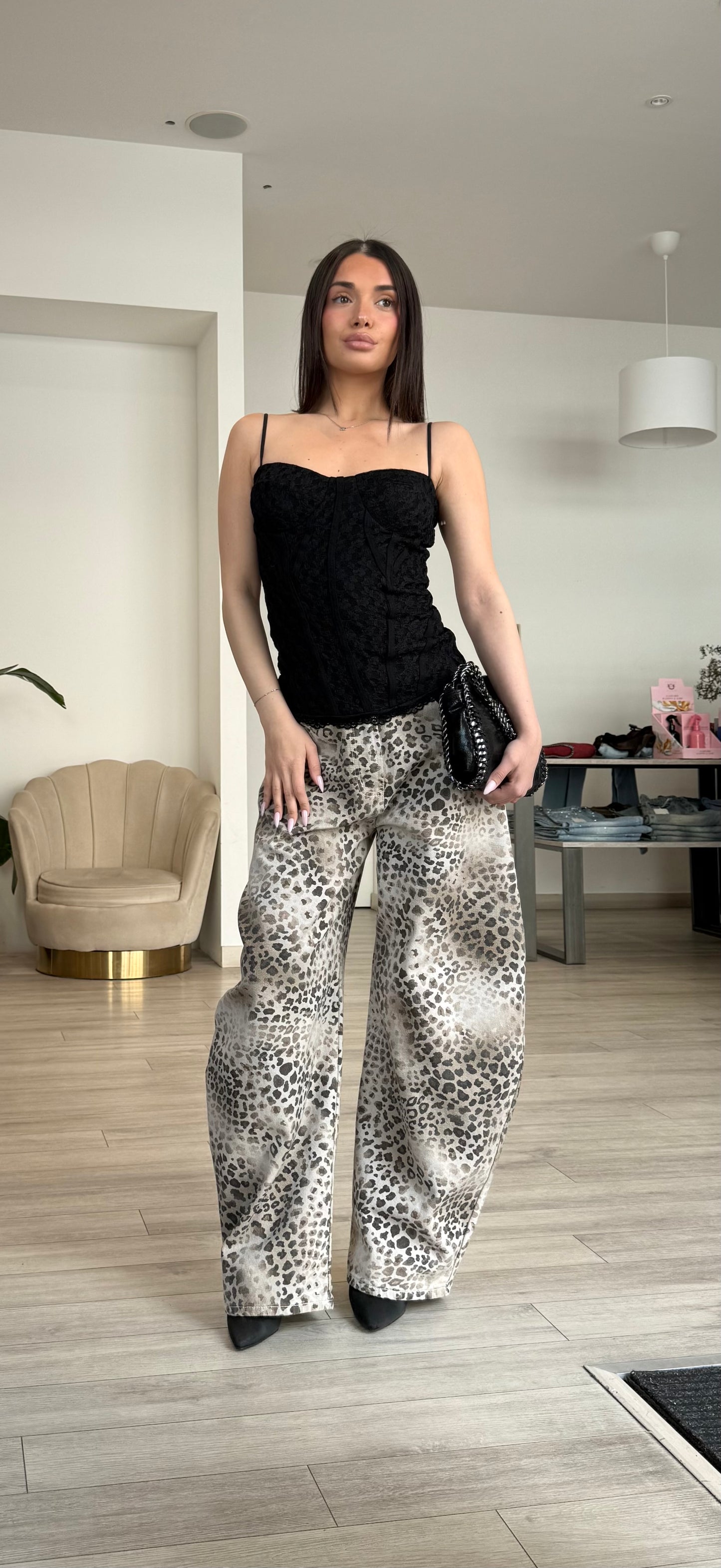 Pantalone Leopardato