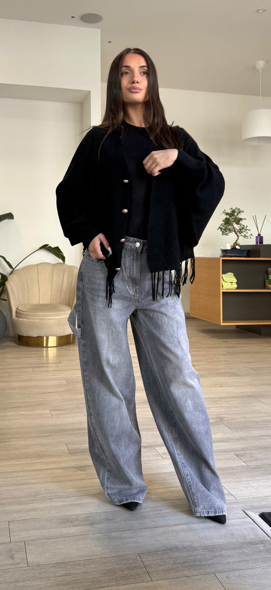 Cardigan Frange